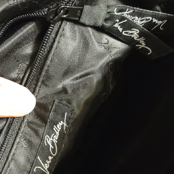 Vera Bradley Black and White Plaid Shoulder Bag - Picture 10 of 11